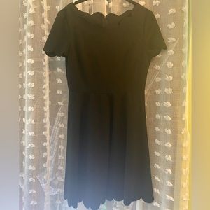 Black Scalloped cocktail dress